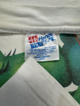 Vintage Hanes Shirt 90s Tennis Hippos Single Stitch Made In USA Weiß L
