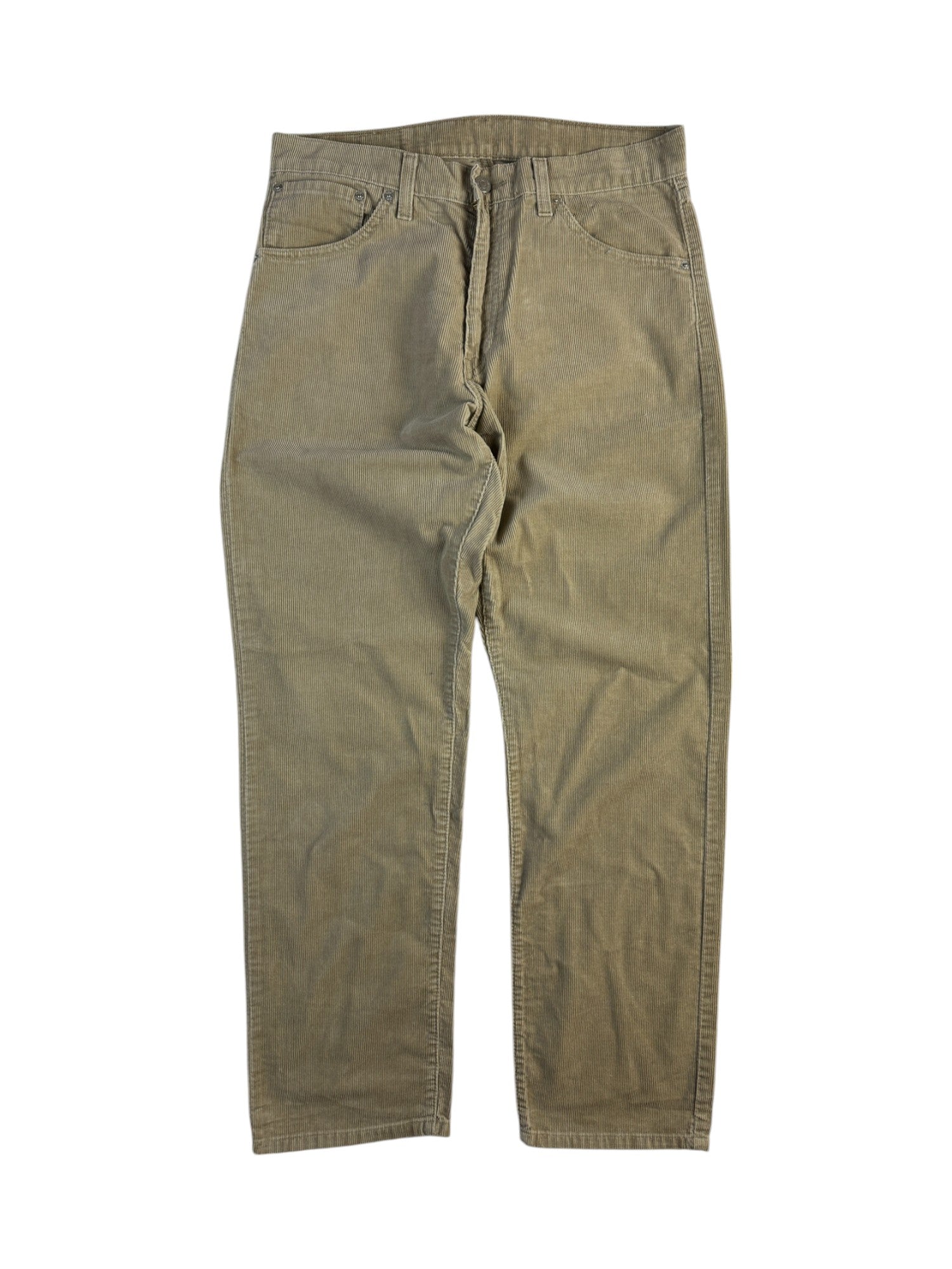 Vintage Levis Cordhose Late 90s 521 Hellbraun W33 L30