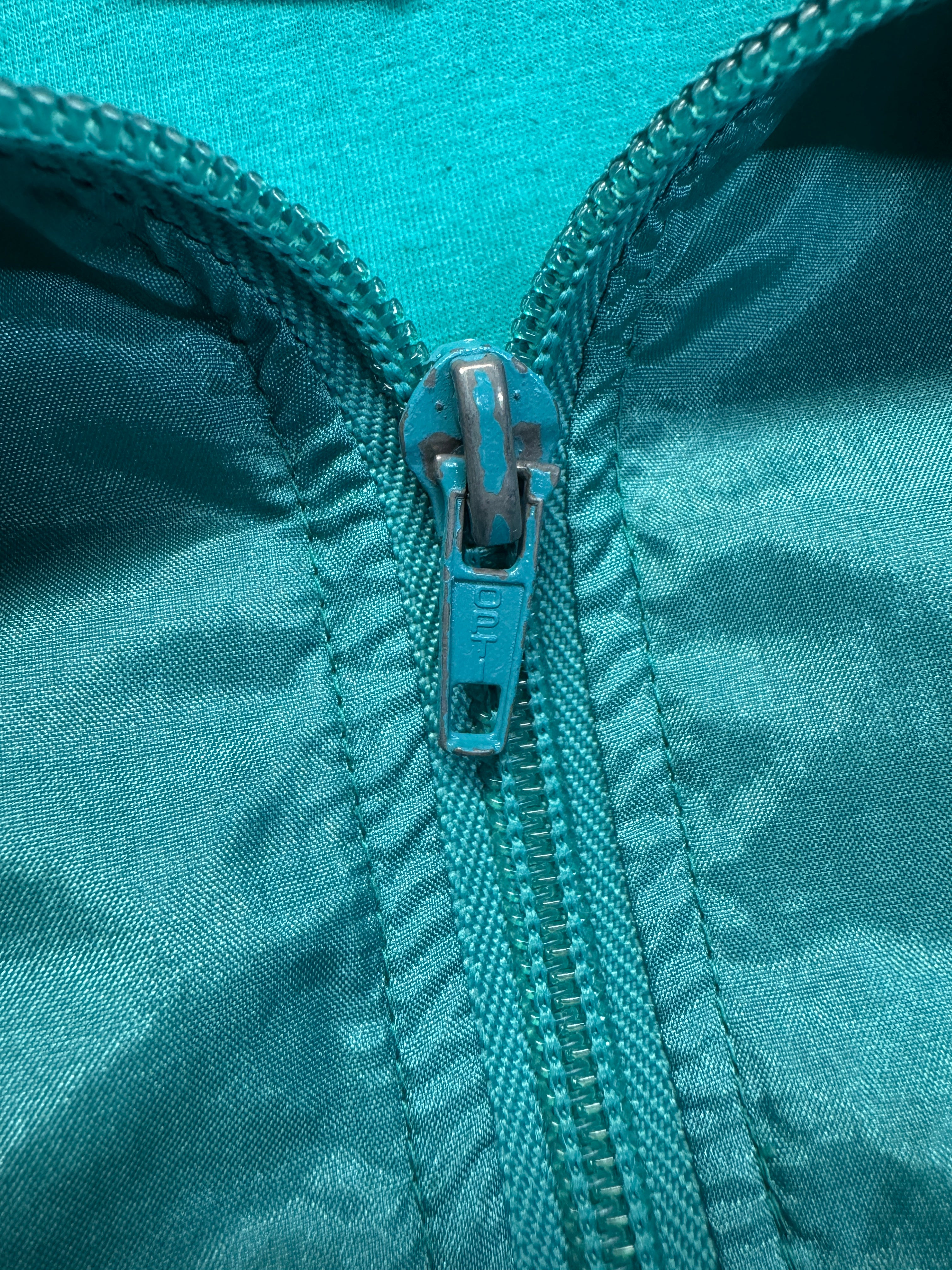 90s Adidas Nylon Sportanzug Grün Blau D5 M - RareRags