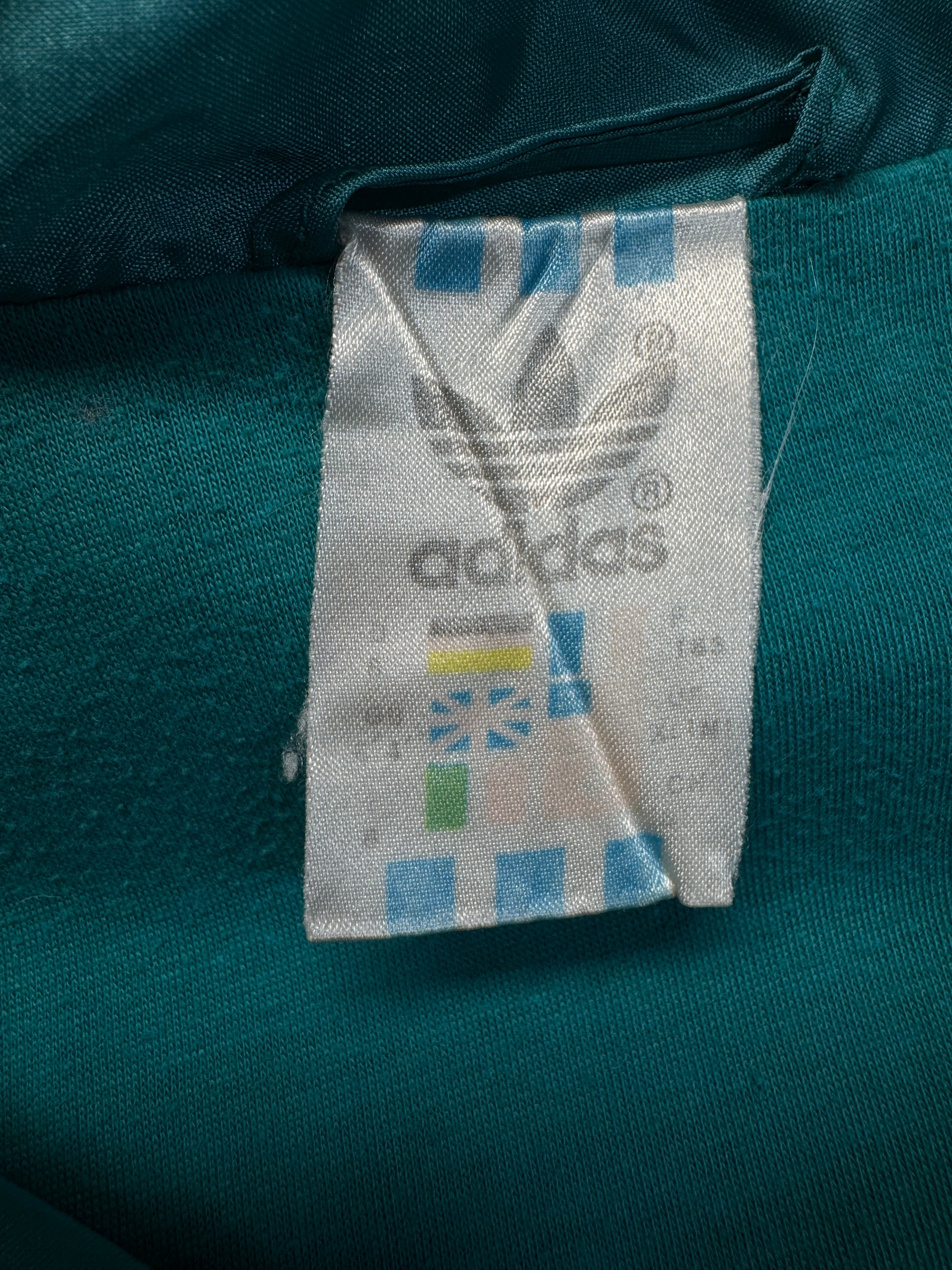90s Adidas Nylon Sportanzug Grün Blau D5 M - RareRags