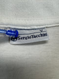 Vintage Sergio Tacchini Poloshirt 90s Tennis Weiß D50 M-L