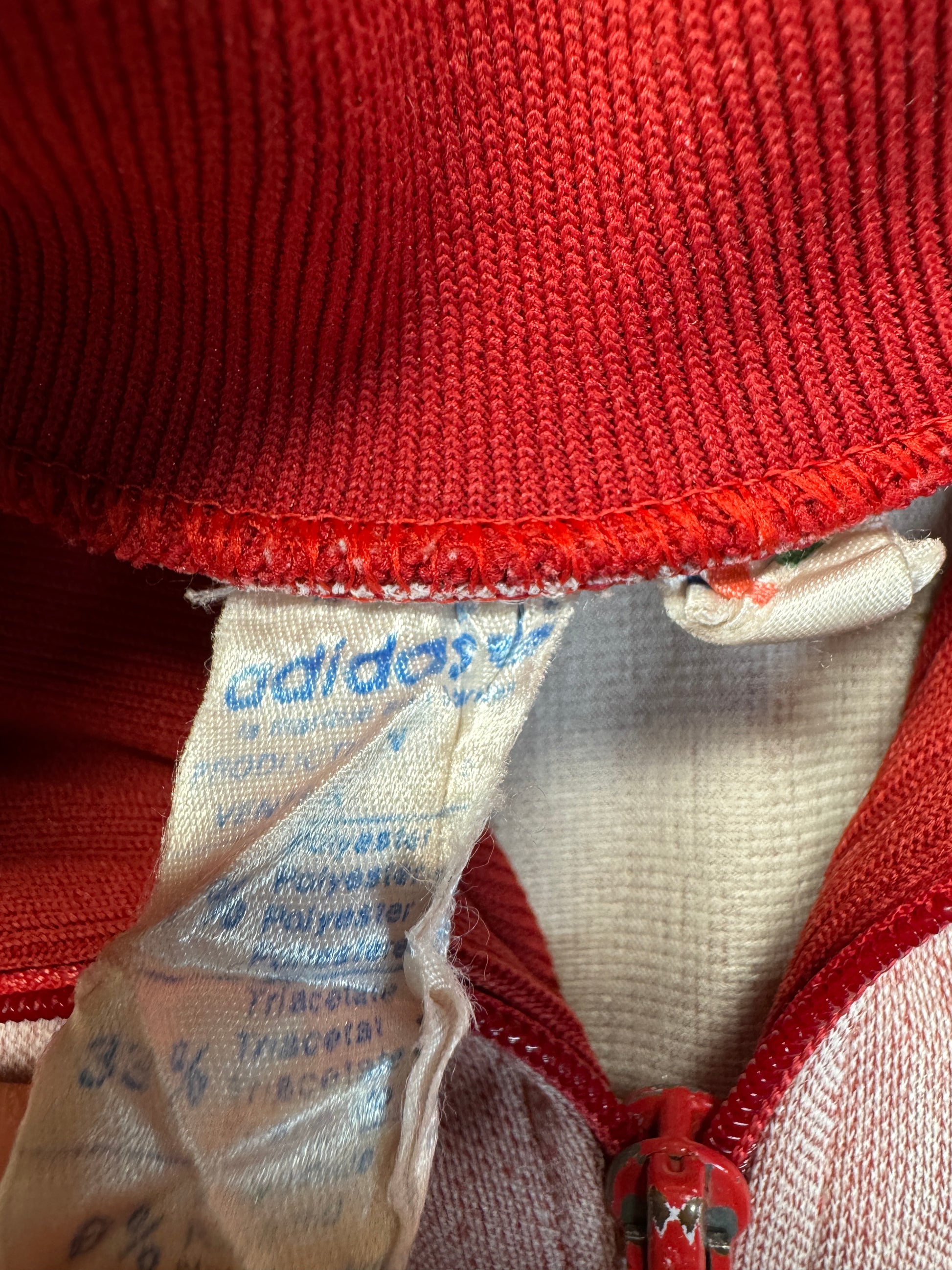 70s/80s Adidas By Ventex Sportanzug Rot M-L - RareRags