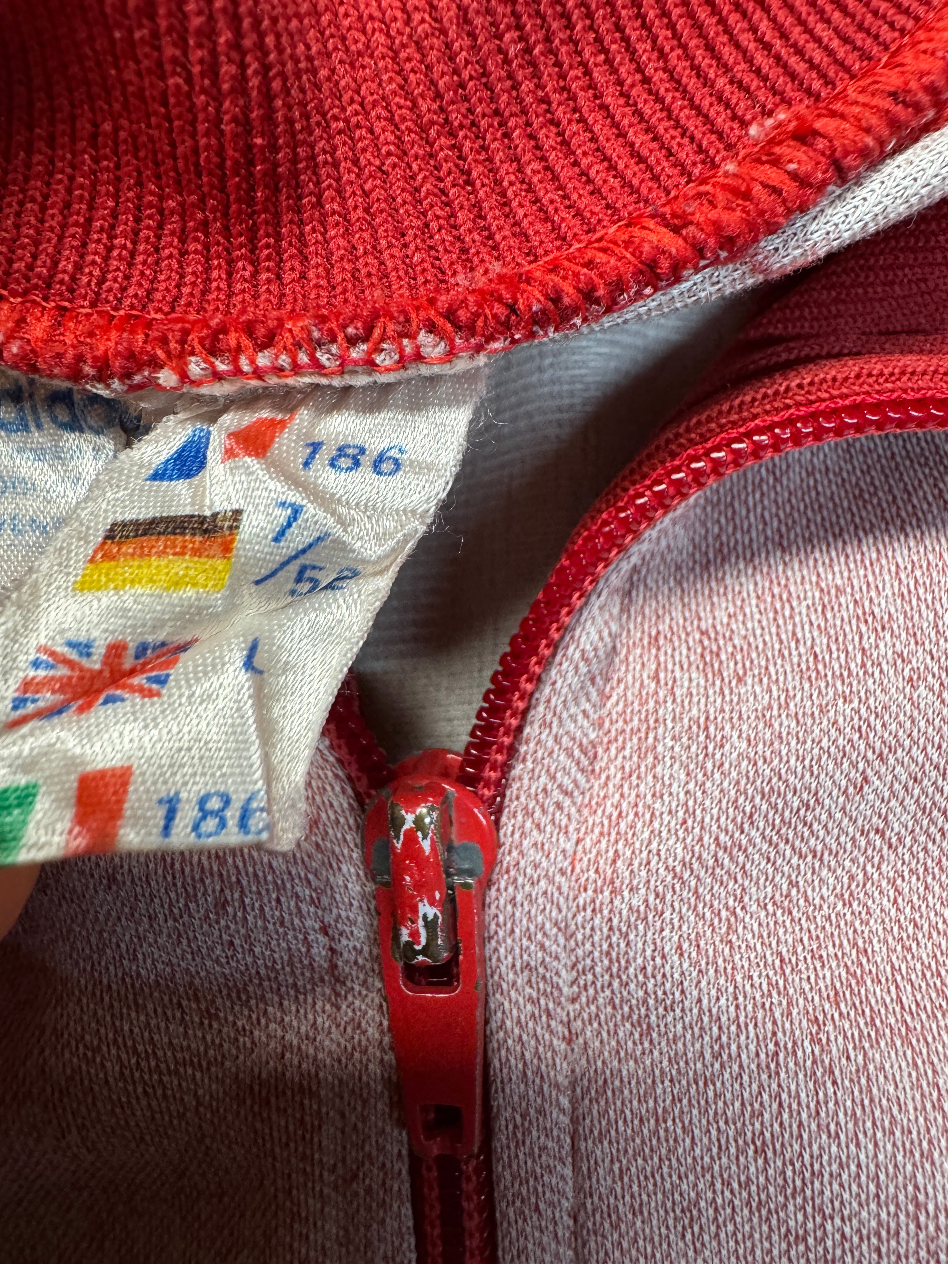 70s/80s Adidas By Ventex Sportanzug Rot M-L - RareRags