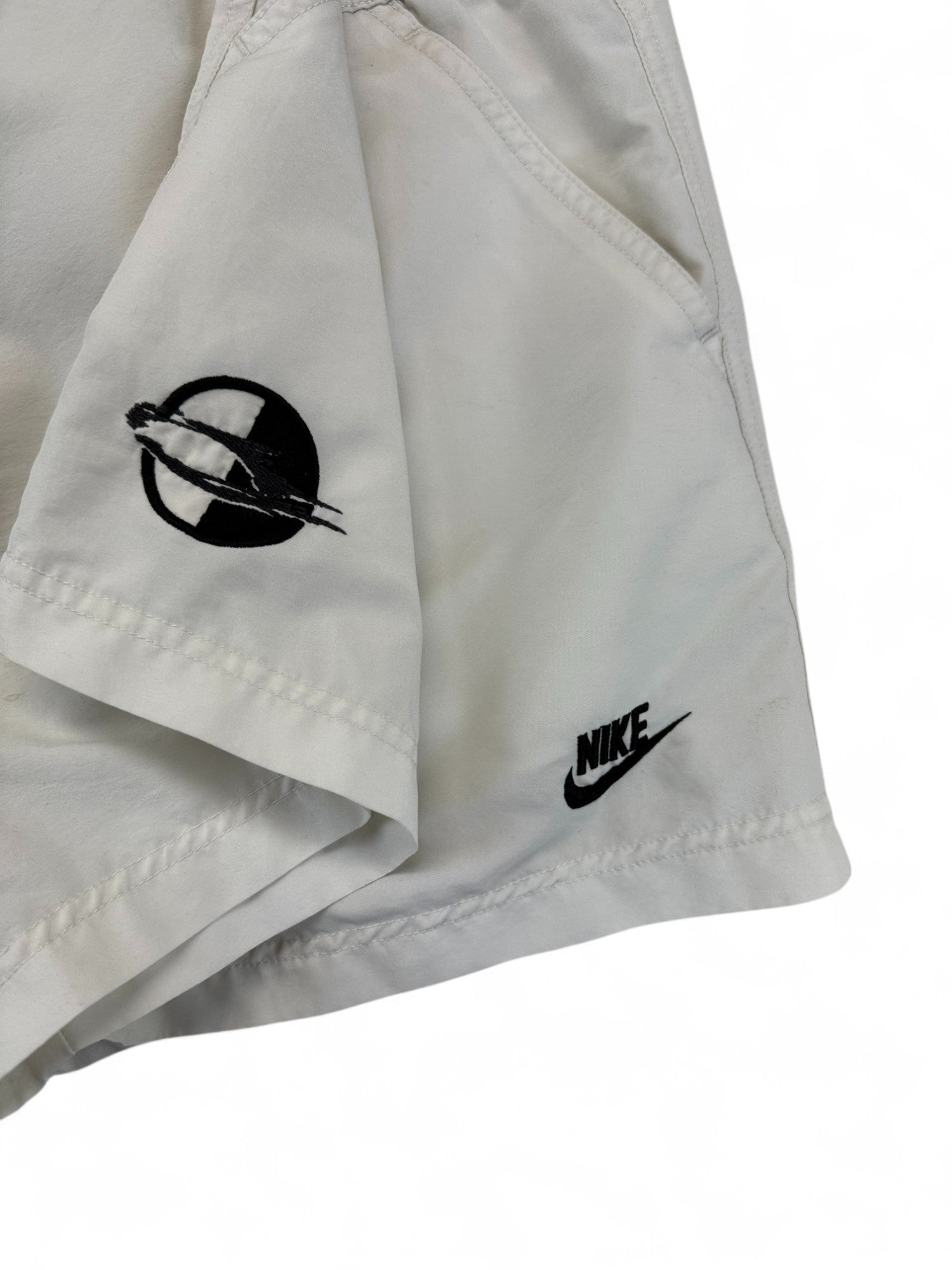 Vintage Nike Challenge Court Shorts 90s Andre Agassi Weiß L