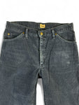 Vintage Lee Cordhose 70s Talon Zip "Superslim" Made In Belgium Dunkelblau W33 L36