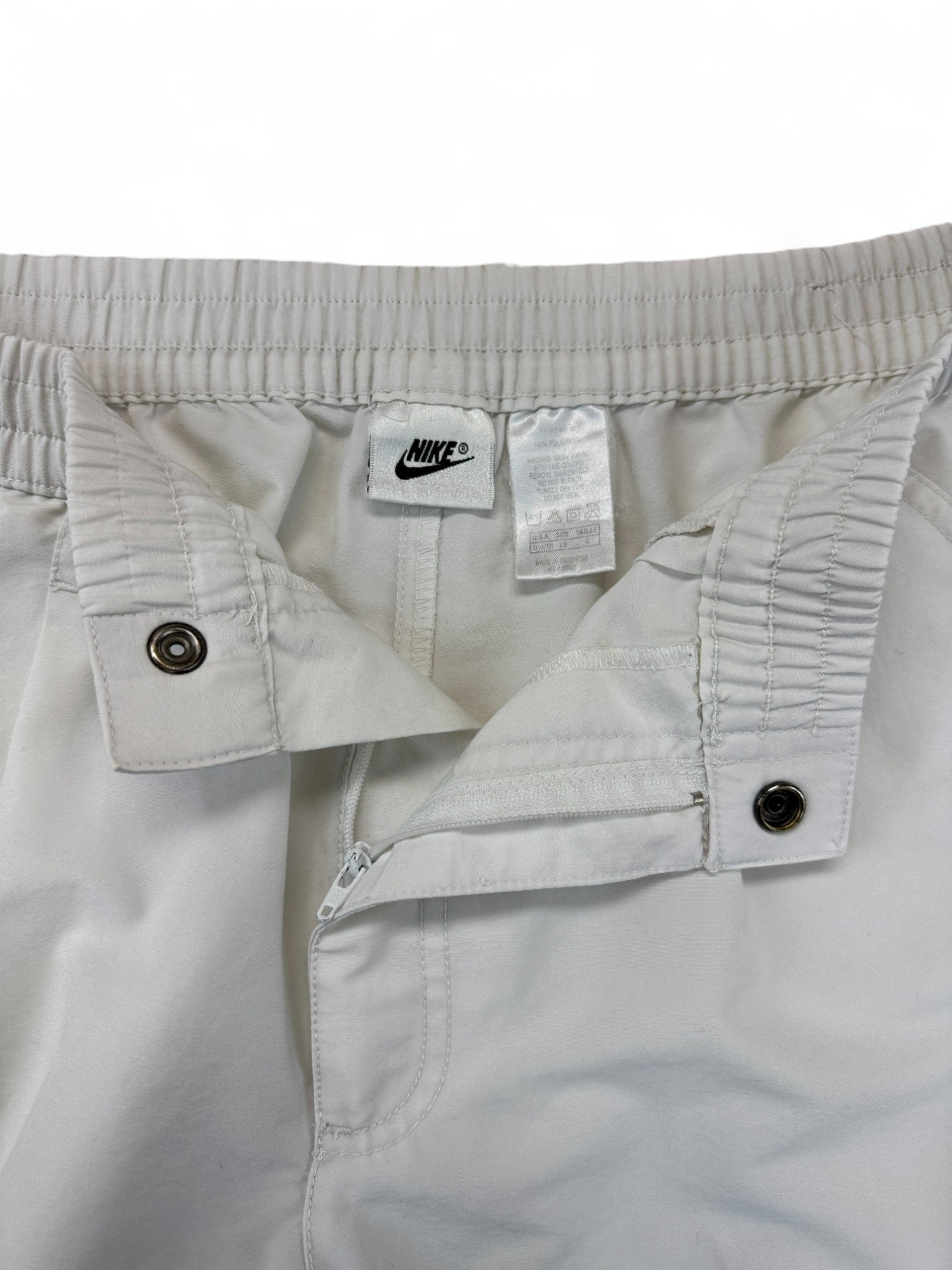 Vintage Nike Challenge Court Shorts 90s Andre Agassi Weiß L