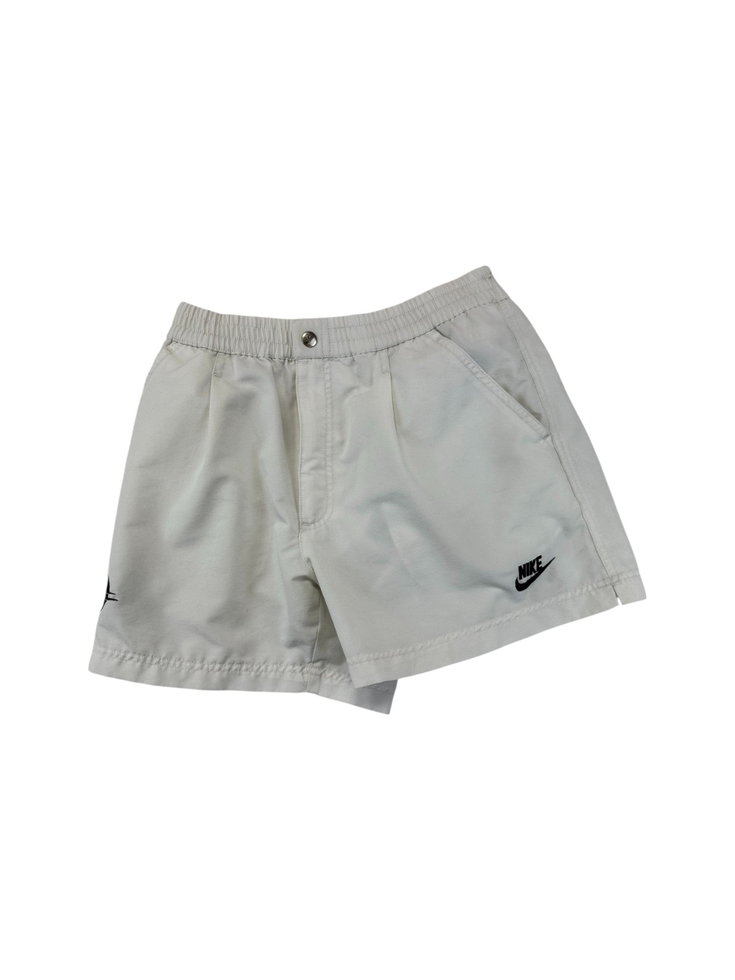 Vintage Nike Challenge Court Shorts 90s Andre Agassi Weiß L