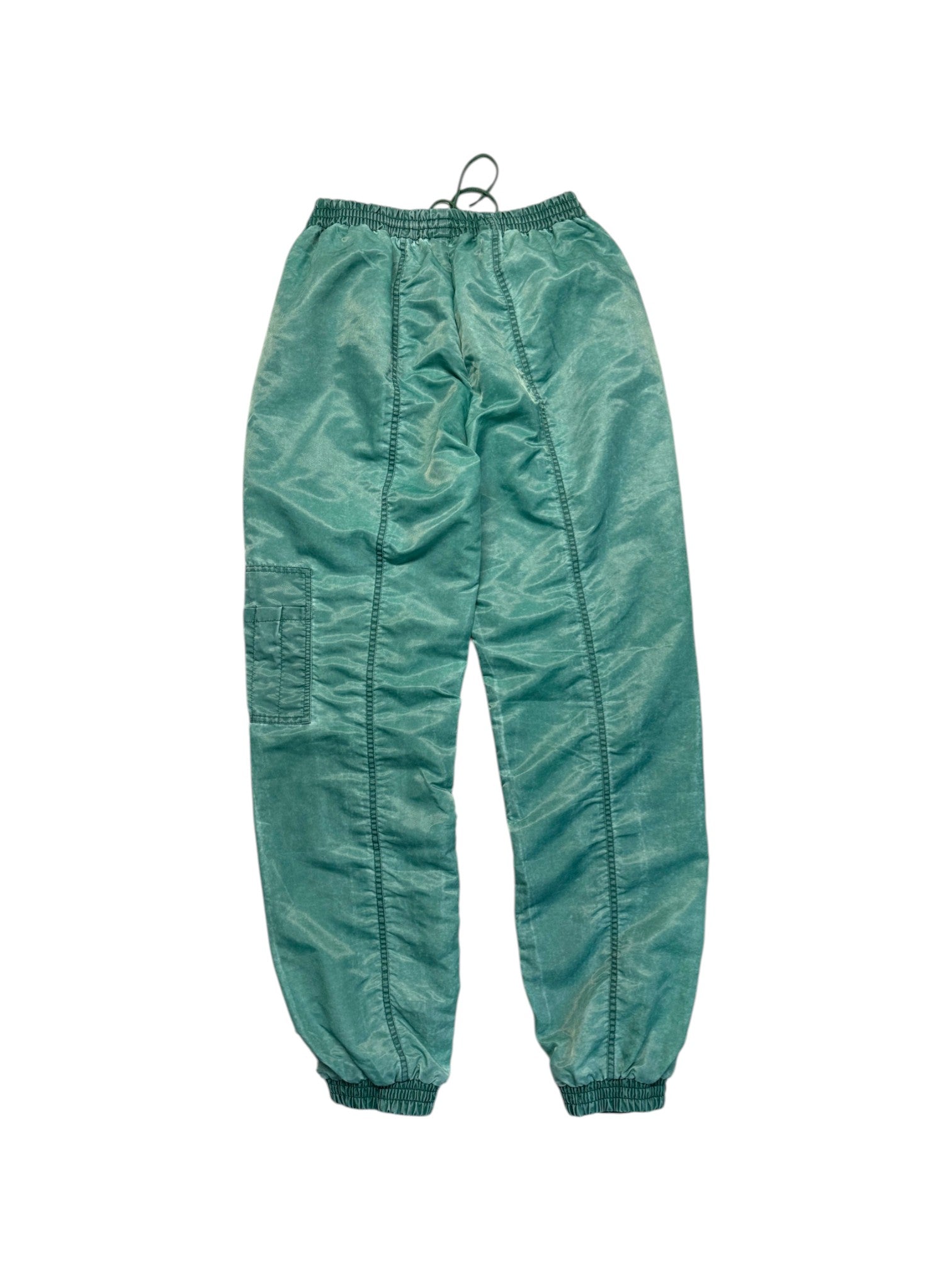 90s Adidas Padded Nylon Bomber Set "The hottest News" Changierend Grün D5 S-M - RareRags