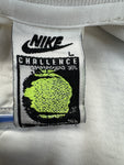 Vintage Nike Challenge Court Polo Shirt 90s Andre Agassi Weiß L