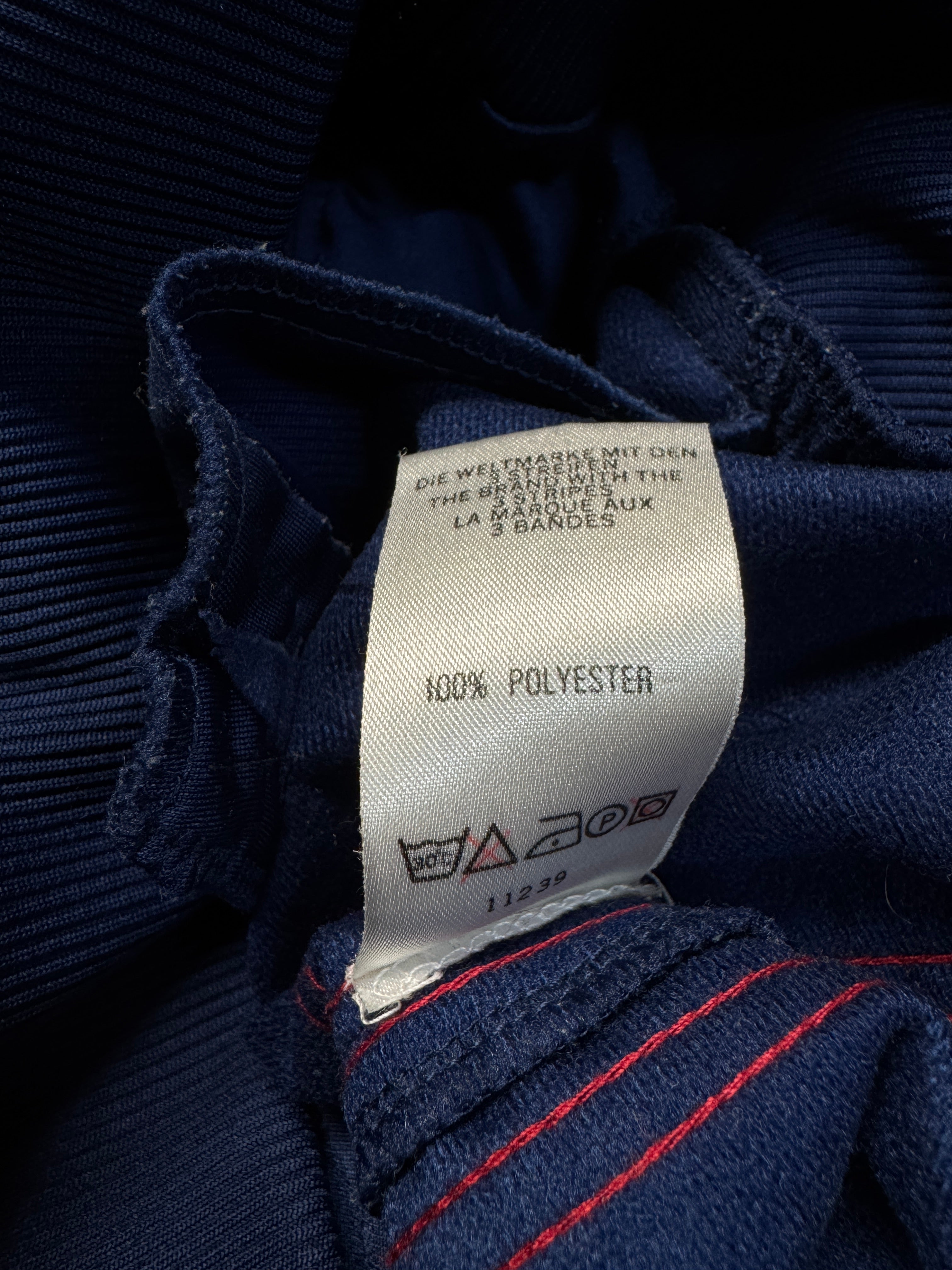 90s Adidas Sportanzug Big Trefoil Blau Rot D7 L - RareRags