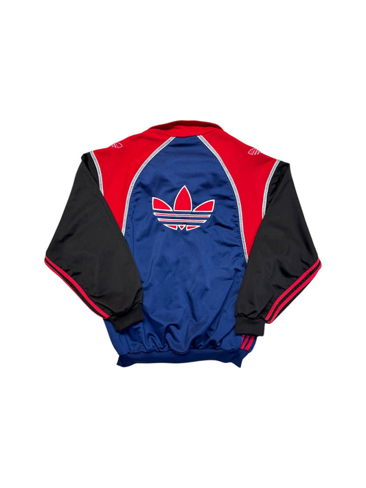 90s Adidas Sportanzug Big Trefoil Blau Rot D7 L - RareRags