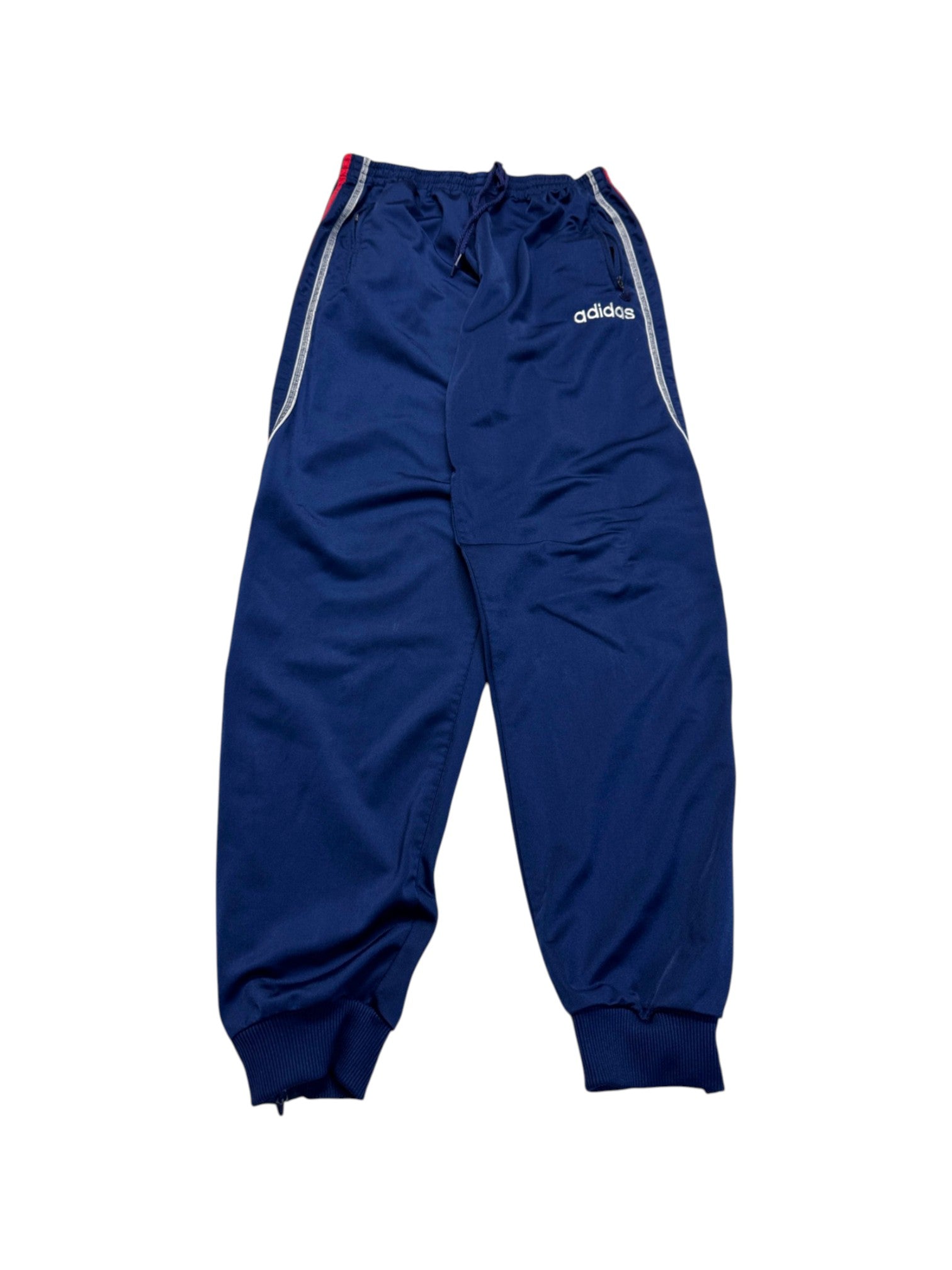 90s Adidas Sportanzug Big Trefoil Blau Rot D7 L - RareRags