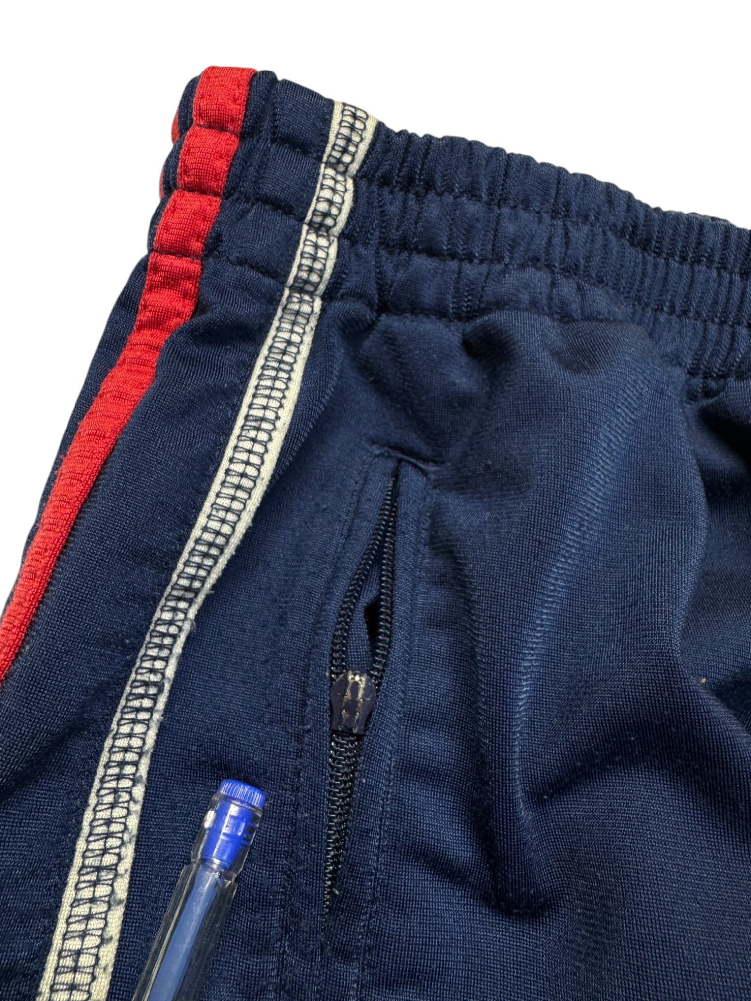 90s Adidas Sportanzug Big Trefoil Blau Rot D7 L - RareRags