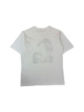 Vintage Japan Shirt 90s Geisha Kunstdruck Single Stitch Weiß L