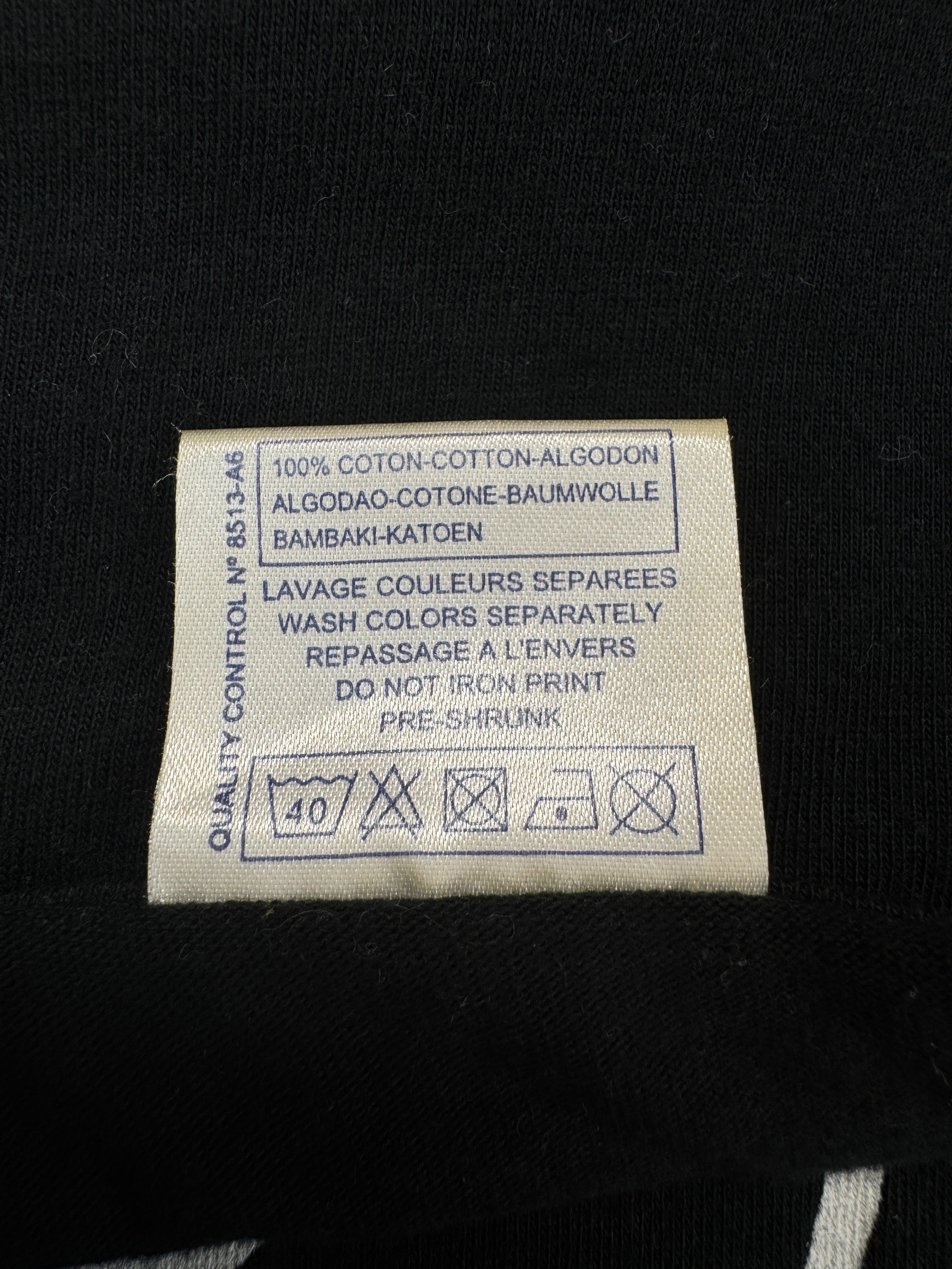 Vintage Sol's Shirt 90s Paris Smoking Silhouette Art Schwarz XL