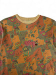 Vintage Think Pink Shirt 90s Abstract Pattern Erdtöne Bunt L-XL