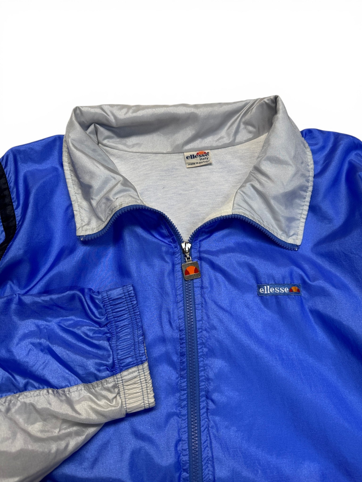 90s Ellesse Sportanzug Made In Portugal Blau Grau XL-XXL
