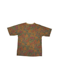 Vintage Think Pink Shirt 90s Abstract Pattern Erdtöne Bunt L-XL