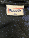 Vintage Reebok Shirt 90s Shaq Attaq Slam Dunk Pixelated All Over Print Made In USA Single Stitch Schwarz Blau XXL