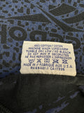 Vintage Reebok Shirt 90s Shaq Attaq Slam Dunk Pixelated All Over Print Made In USA Single Stitch Schwarz Blau XXL