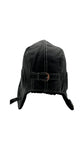Mc Burn Aviator Hood Fliegermütze Ziegenleder Schwarz 57