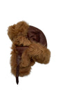 Vintage Nurseys Aviator Hood 90s Fliegermütze Sheepskin M