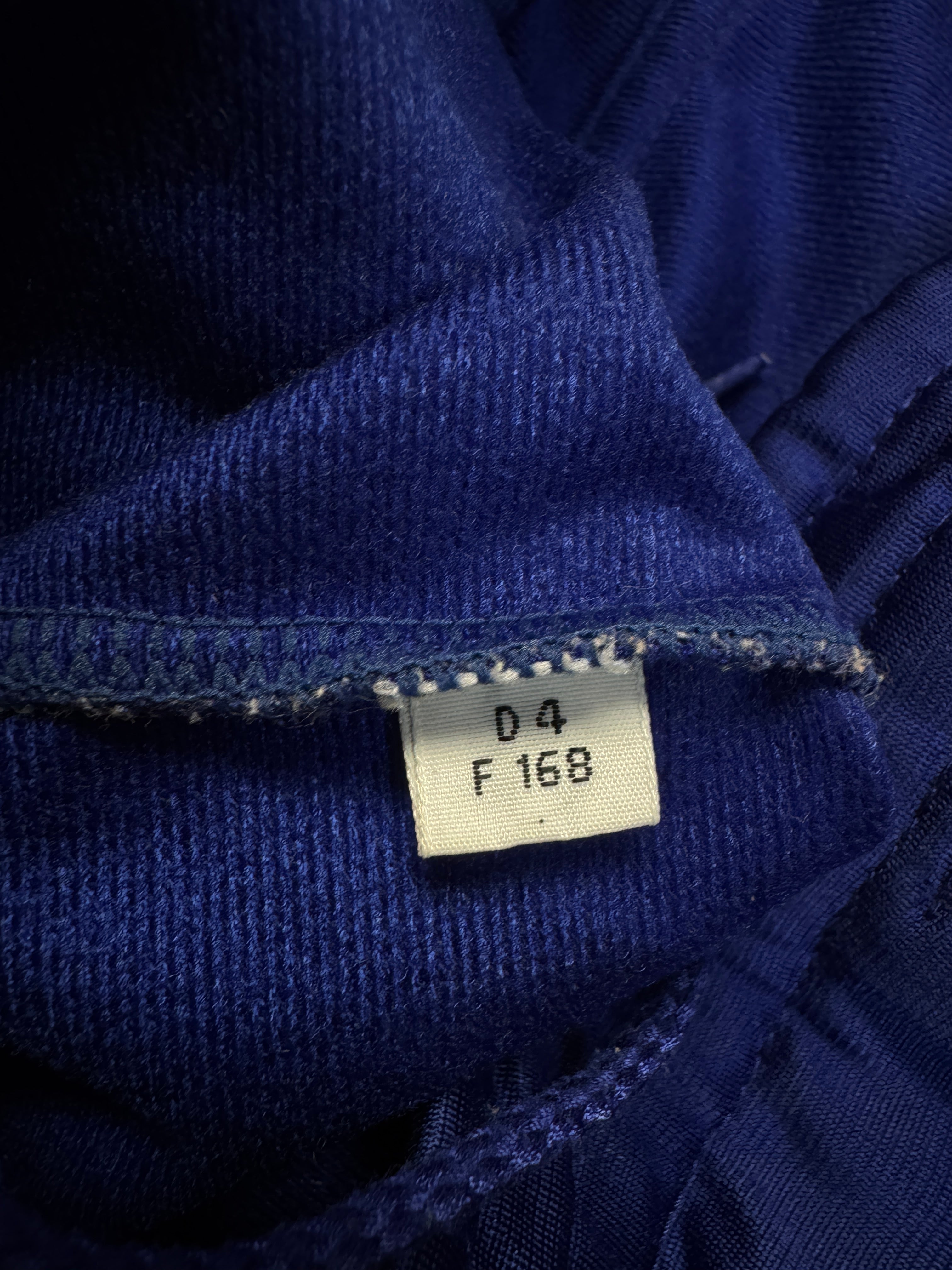 80s Adidas Sportanzug Weiß Blau D4 M