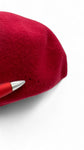 Vintage Kangol Schiebermütze 90s Made In UK Wolle Rot L