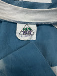 Vintage New Fast By C&A Shirt 90s Foto-Collage-Print Batik Blau L