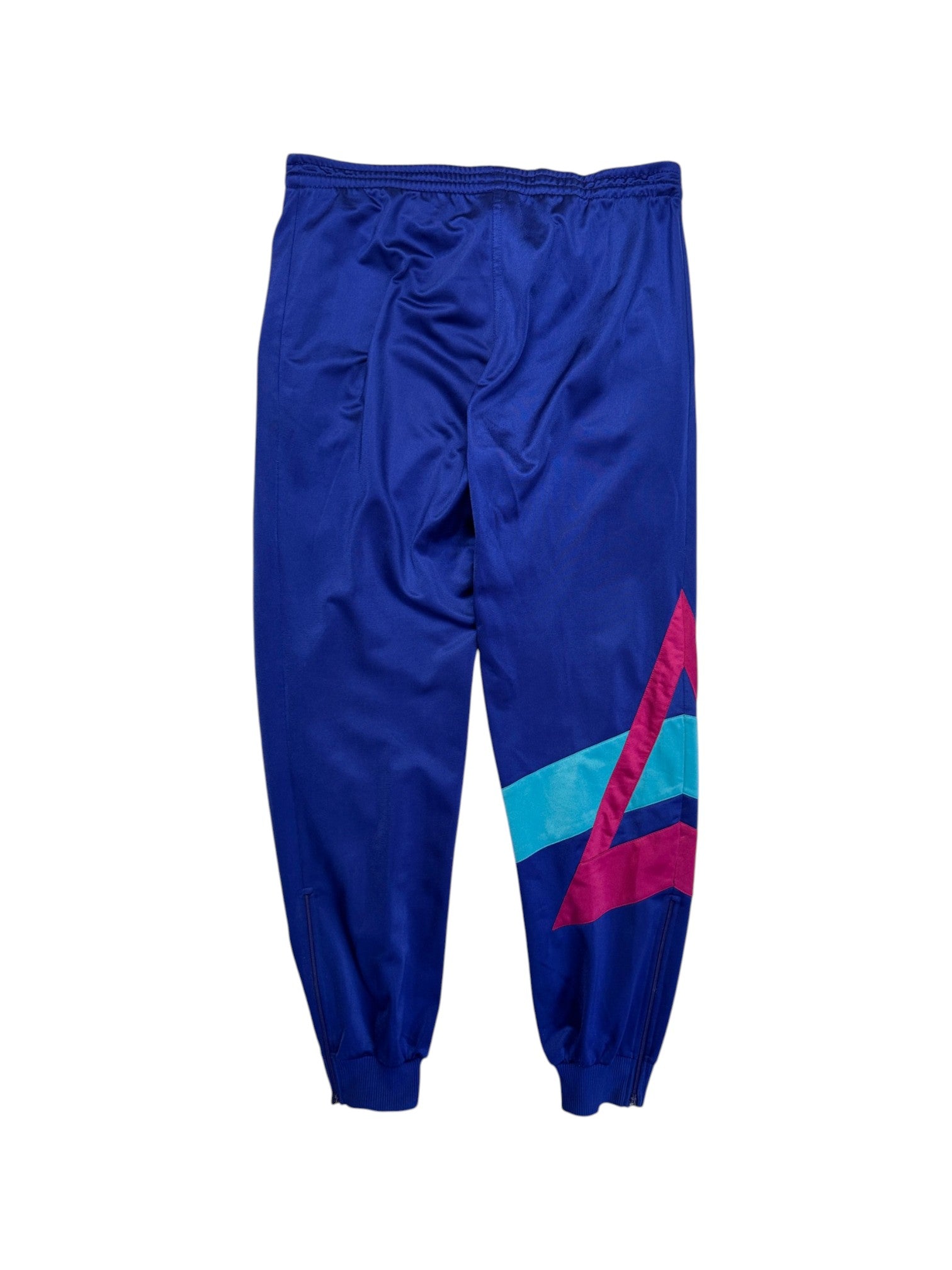 80s Adidas Sportanzug Weiß Blau D4 M
