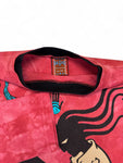 Vintage Dagoli Double Collar Longsleeve 1995 "Soul Mate" Cave Art Made In Canada Batik Rot XL
