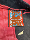 Vintage Dagoli Double Collar Longsleeve 1995 "Soul Mate" Cave Art Made In Canada Batik Rot XL