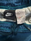 90s Nike Nylon Sportanzug Grau Grün XXL