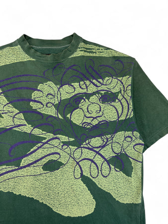 Vintage Fanatic Shirt 90s „Life Is Endless Adventure“ Grün XXL