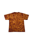 Vintage Planet Earth Shirt 90s Batik Cave Art Braun Rot L