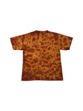 Vintage Planet Earth Shirt 90s Batik Cave Art Braun Rot L