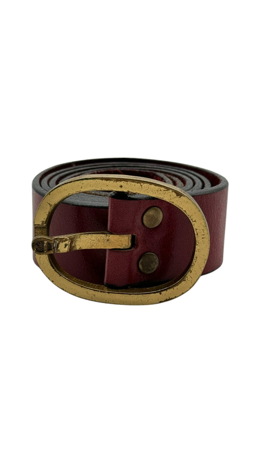 Vintage Aigner Gürtel Dunkelrot 90/36"