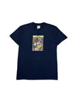 Screen Stars Shirt 2002 "Blood Money" Tom Waits ANTI- Records Fritz Neary Artwork Dunkelblau M