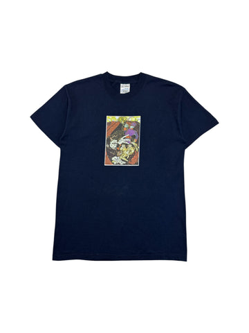 Screen Stars Shirt 2002 "Blood Money" Tom Waits ANTI- Records Fritz Neary Artwork Dunkelblau M