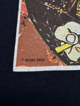 Screen Stars Shirt 2002 "Blood Money" Tom Waits ANTI- Records Fritz Neary Artwork Dunkelblau M