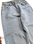 Vintage Levis Jeans 921 Orange Tab Tapered Fit Tapered Leg Damen Hellblau Stoned Washed (8 SHORT) S - M