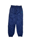 90s Nike Nylon Sportanzug Big Swoosh Dunkelblau Grün XL