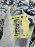 Vintage Acropole Shirt 90s Allover-Print Techno-Style Leinen Mix L