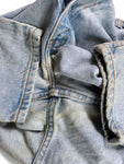 Vintage Levis Jeans 921 Orange Tab Tapered Fit Tapered Leg Damen Hellblau Stoned Washed (8 SHORT) S - M