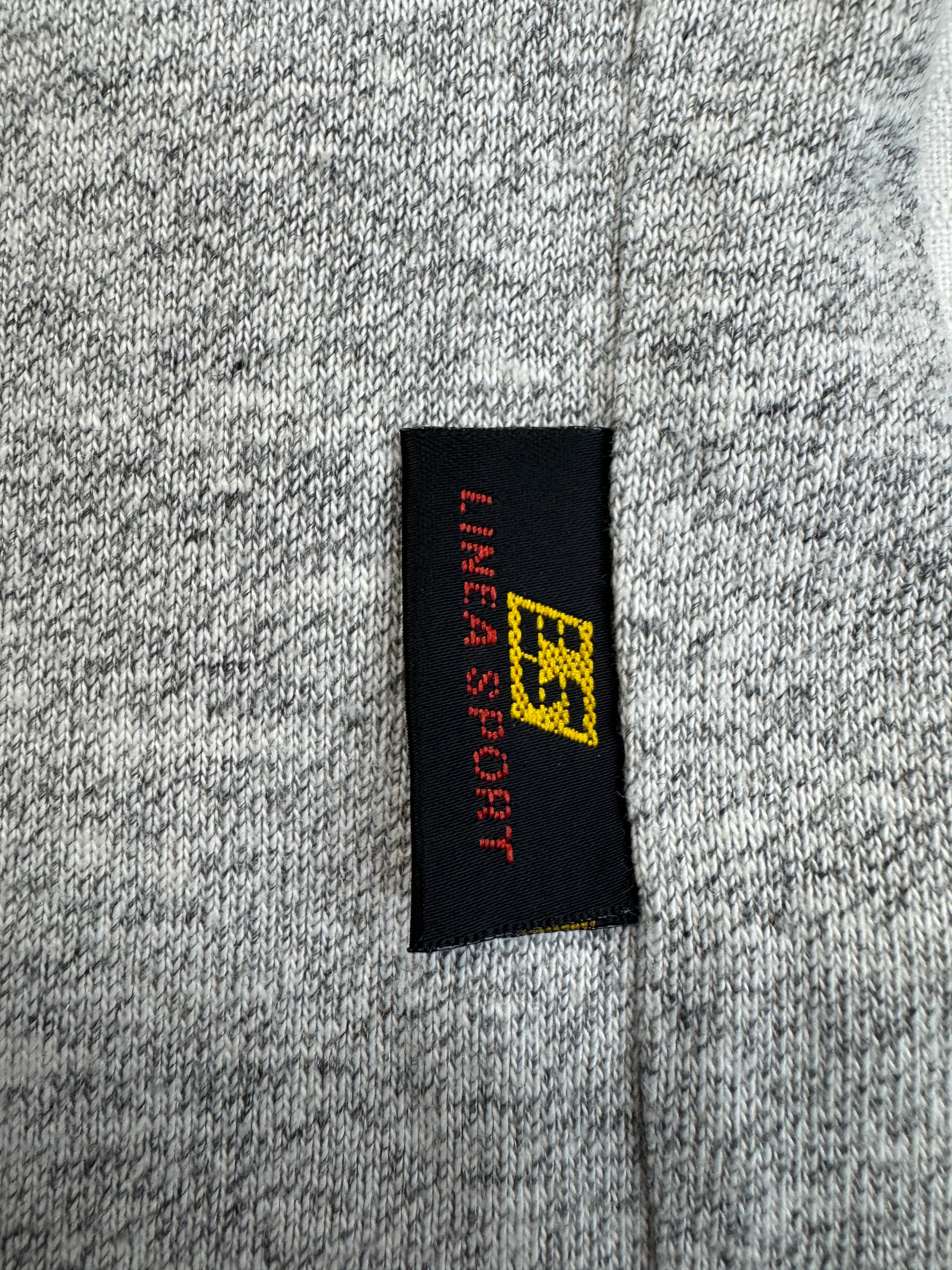 Vintage Linea Sport Shirt 90s "Centro Eliana Monti" Heavy Cotton Heather Grau XL