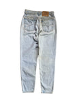 Vintage Levis Jeans 921 Orange Tab Tapered Fit Tapered Leg Damen Hellblau Stoned Washed (8 SHORT) S - M