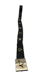 Vintage Escade Gürtel 80s "Herzen" Made In West Germany Schwarz