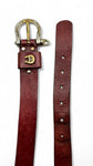 Vintage Aigner Gürtel Dunkelrot 100/40