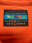 Vintage Gymnasium Shirt 90s "Querido Amor" Photo Print Orange M