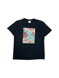 Vintage Shirt 90s Utagawa Kuniyoshi Koi Fish Japan Tokyo National Museum Schwarz M
